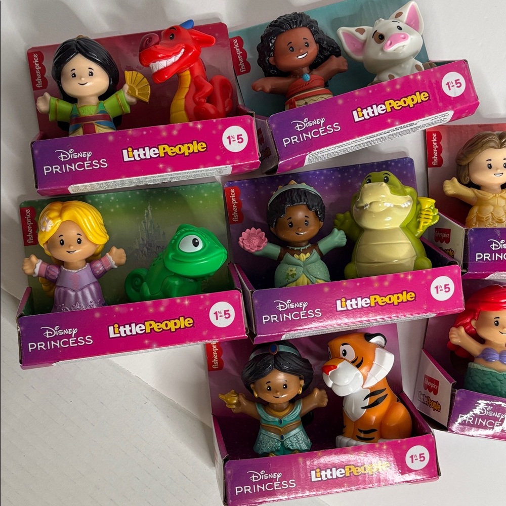 👑✨ NIB Bundle Fisher-Price Disney Princess Figure Sets, 7 different sets ✨👑 - Picture 12 of 17